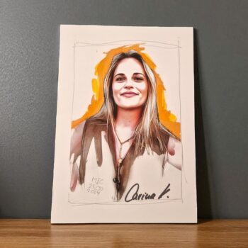 Carina Koller – signierter, limitierter Art Print (DIN A4), individuell veredelt – Heroes in Town.